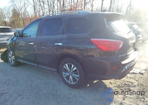 2019 Nissan Pathfinder Sl из США, поврежденный, VIN 5N1DR2MM4KC606902